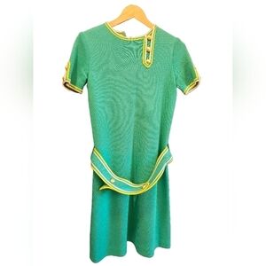 Vintage 60's De Michael aqua dress size 8